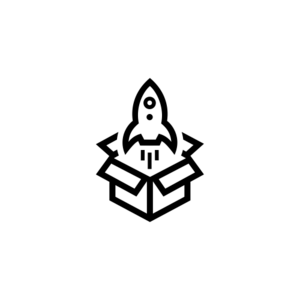 Icon career: rocket taking off